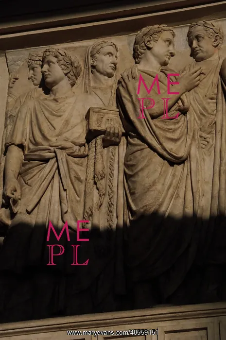 : Ara Pacis Augustae. Processional frieze. Detail. Relief. Nor : Ara Pacis Augustae. Processional frieze. Detail. Relief. Nor