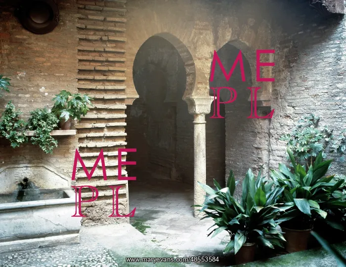 : Arab baths. 14th century. The Alhambra. Spain : Arab baths. 14th century. The Alhambra. Spain