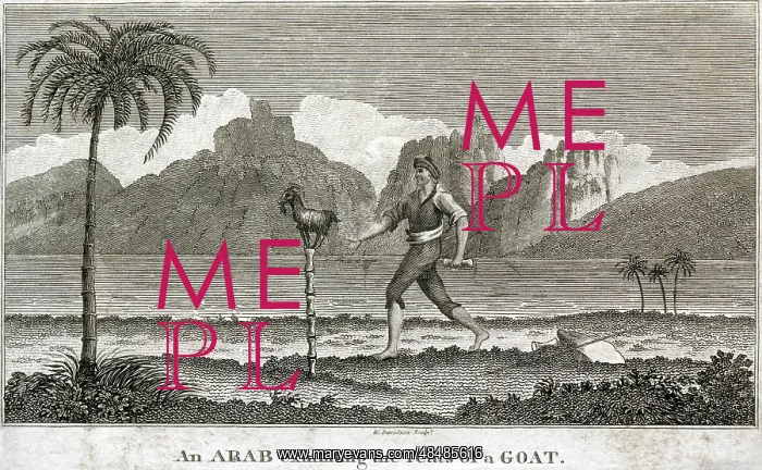 : An Arab exhibiting the Feats of a Goat : An Arab exhibiting the Feats of a Goat
