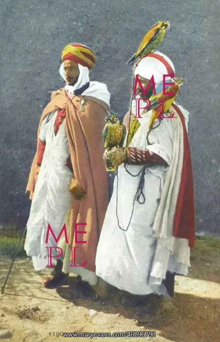 : Two Arab Falconers from Saudi Arabia : Two Arab Falconers from Saudi Arabia