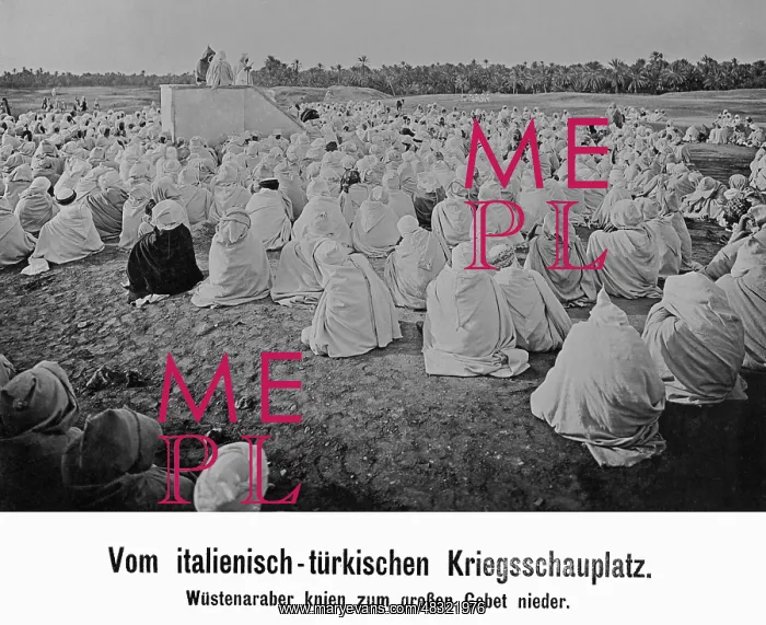 : Arab during prayer, 1910 : Arab during prayer, 1910