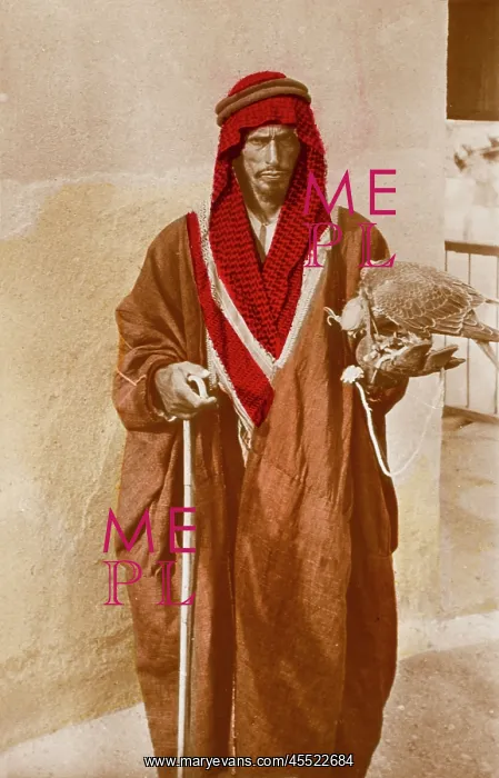  : Arab Sheikh with his Falcon, Kuwait