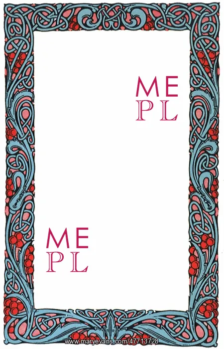 : Arabesque-Berry Border : Arabesque-Berry Border