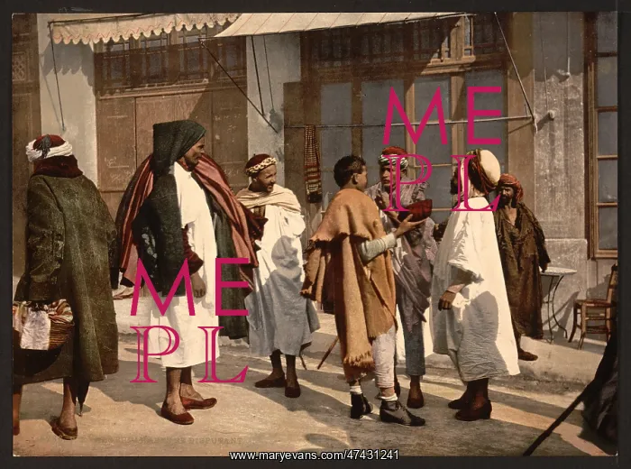: Arabs disputing, Algiers, Algeria : Arabs disputing, Algiers, Algeria