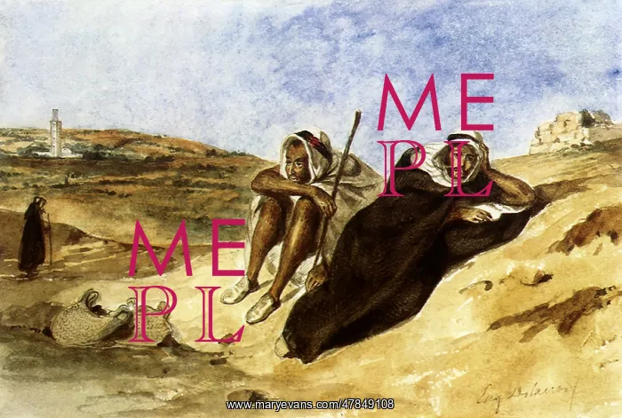 : Arabs at a Market, by Delacroix : Arabs at a Market, by Delacroix