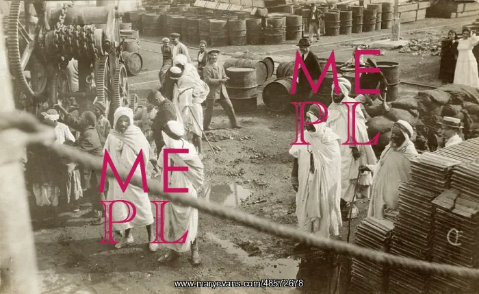 : Arabs and others with oil barrels : Arabs and others with oil barrels