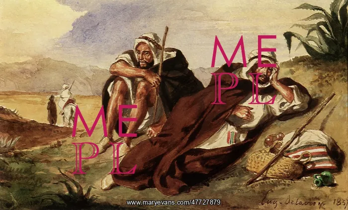  : Arabs of Oran, by Delacroix