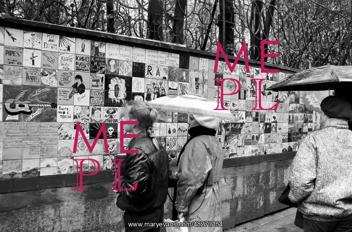 : Arbat Street in pictures, 1990 : Arbat Street in pictures, 1990