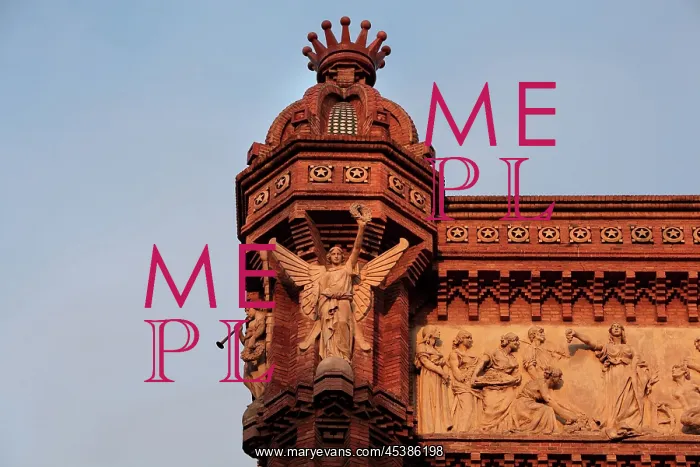 : Arc de Triomf (Triumphal Arch), Barcelona, Spain : Arc de Triomf (Triumphal Arch), Barcelona, Spain