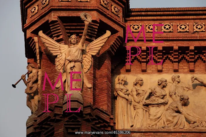 : Arc de Triomf (Triumphal Arch), Barcelona, Spain : Arc de Triomf (Triumphal Arch), Barcelona, Spain