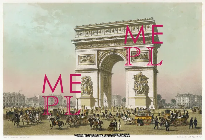 : ARC DE TRIOMPHE 1863 : ARC DE TRIOMPHE 1863