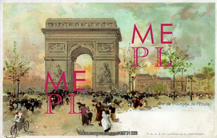 : The Arc de Triomphe, Paris France : The Arc de Triomphe, Paris France