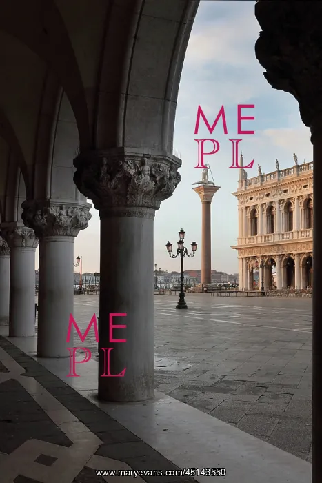 : Arcade, Doge's Palace, Venice, Italy : Arcade, Doge's Palace, Venice, Italy