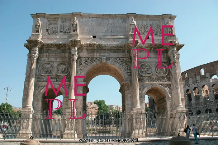 : Arch of Constantine (Arco di Constantino). Triumpahl arch in : Arch of Constantine (Arco di Constantino). Triumpahl arch in