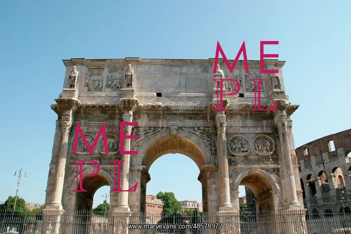 : Arch of Constantine (Arco di Constantino). Triumpahl arch in : Arch of Constantine (Arco di Constantino). Triumpahl arch in