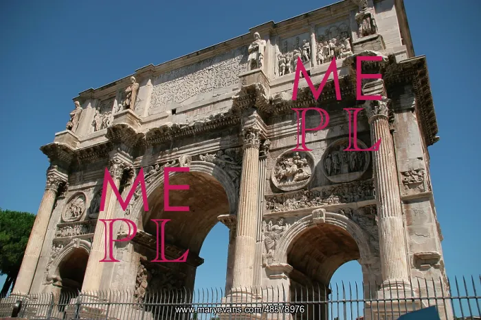 : Arch of Constantine (Arco di Constantino). Triumpahl arch in : Arch of Constantine (Arco di Constantino). Triumpahl arch in