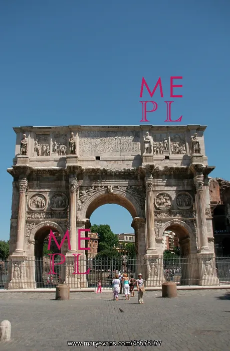 : Arch of Constantine (Arco di Constantino). Triumpahl arch in : Arch of Constantine (Arco di Constantino). Triumpahl arch in