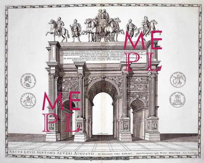  : Arch of Emperor Septimius Severus in Rome