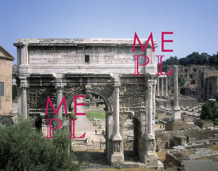 : Arch of Septimius Severus. 203. ITALY. LAZIO : Arch of Septimius Severus. 203. ITALY. LAZIO
