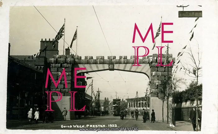 : Arch of Textile Bails, Preston, Lancashire : Arch of Textile Bails, Preston, Lancashire