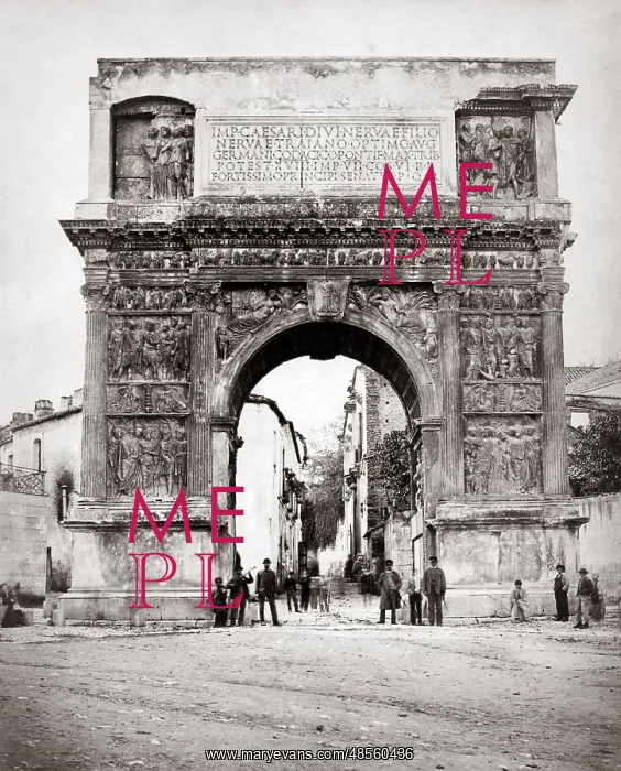 : The Arch of Trajan, Benevento, near Naples, Itlay, circa 187 : The Arch of Trajan, Benevento, near Naples, Itlay, circa 187