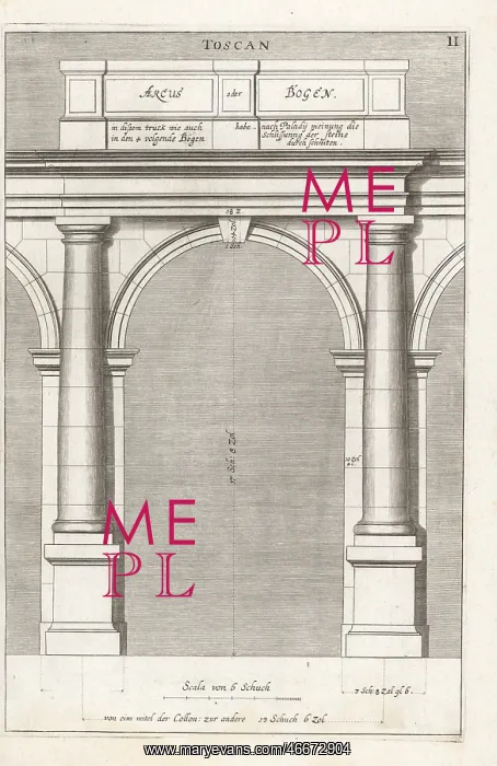 : Arch of the Tuscan order : Arch of the Tuscan order