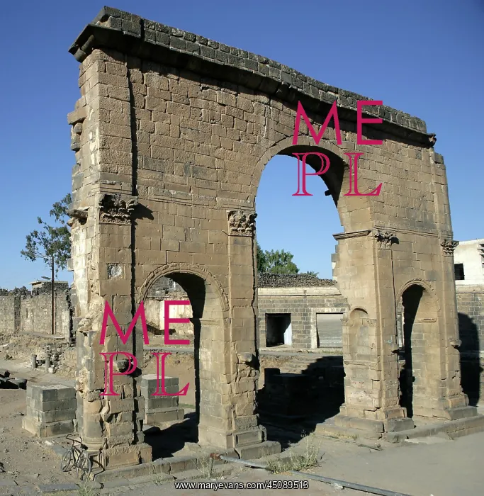 : Archaeological site of Bosra, Syria : Archaeological site of Bosra, Syria