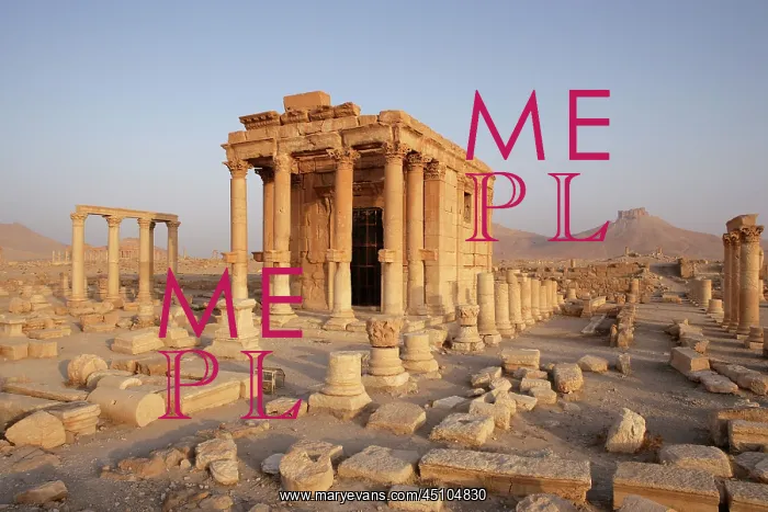 : Archaeological site of Palmyra, Syria : Archaeological site of Palmyra, Syria