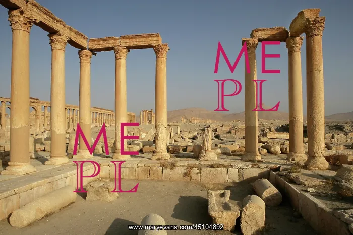  : Archaeological site of Palmyra, Syria