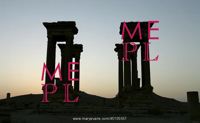 : Archaeological site of Palmyra, Syria : Archaeological site of Palmyra, Syria