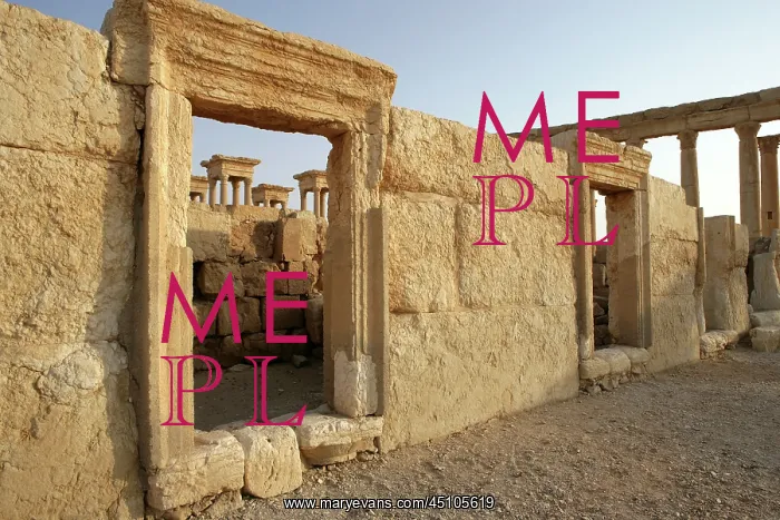 : Archaeological site of Palmyra, Syria : Archaeological site of Palmyra, Syria
