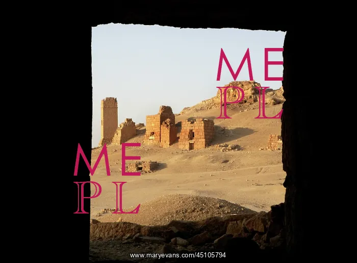 : Archaeological site of Palmyra, Syria : Archaeological site of Palmyra, Syria