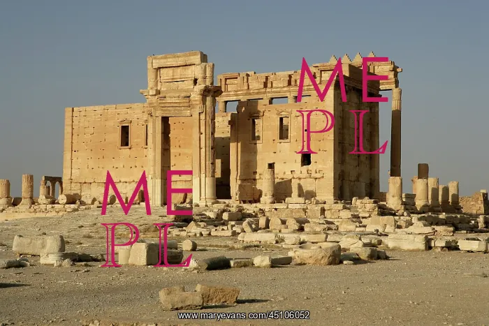  : Archaeological site of Palmyra, Syria