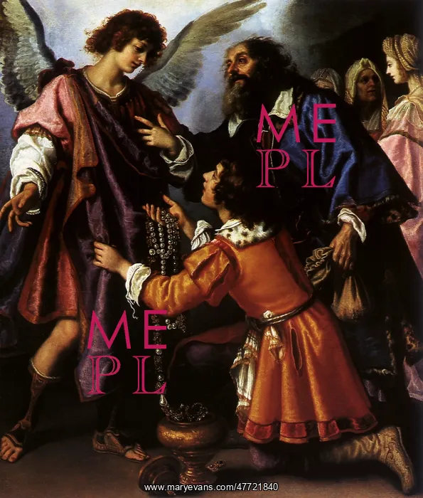 : The Archangel Refuses Tobias Offerings : The Archangel Refuses Tobias Offerings