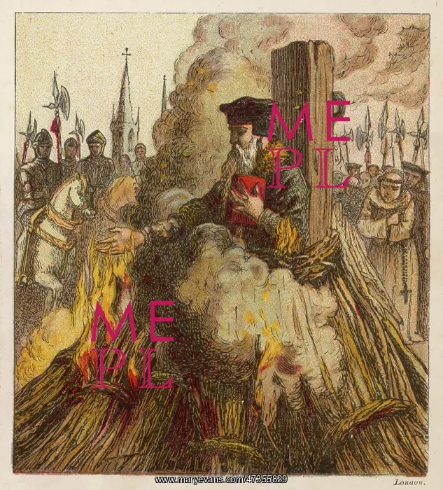 : Archbishop of Canterbury Thomas Cranmer, burnt alive for her : Archbishop of Canterbury Thomas Cranmer, burnt alive for her