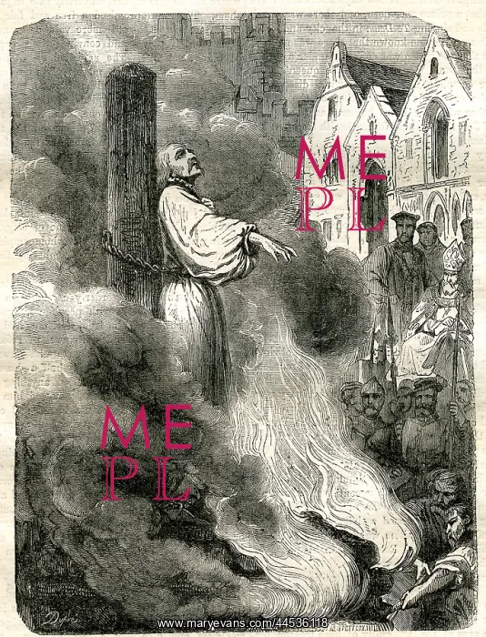  : Archbishop Cranmer Burnt At The Stake