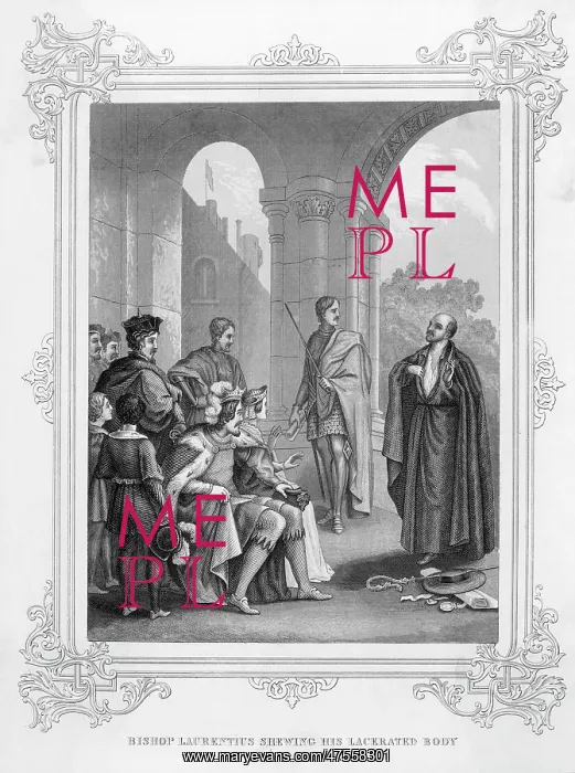 : Archbishop Laurence converts Eadbald : Archbishop Laurence converts Eadbald