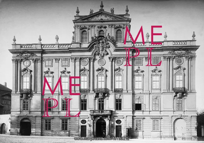 : The Archbishop's Palace in Prague, 1905 : The Archbishop's Palace in Prague, 1905