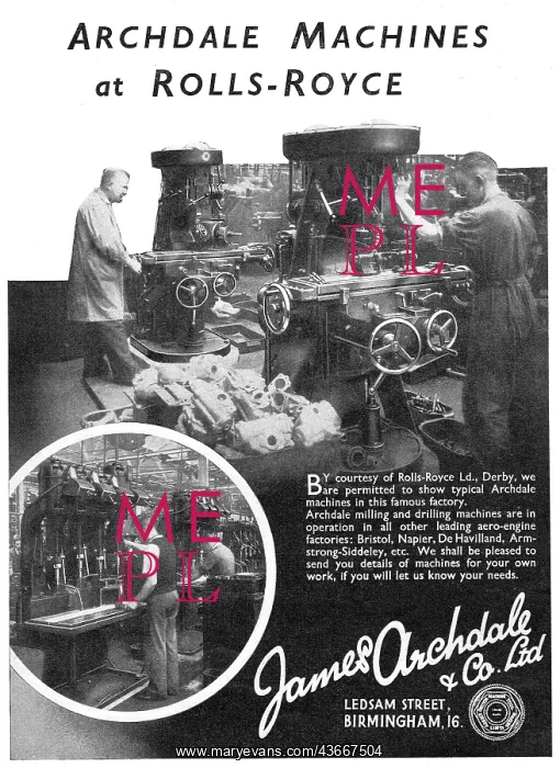 : Archdale Machine Tools At Rolls-Royce : Archdale Machine Tools At Rolls-Royce