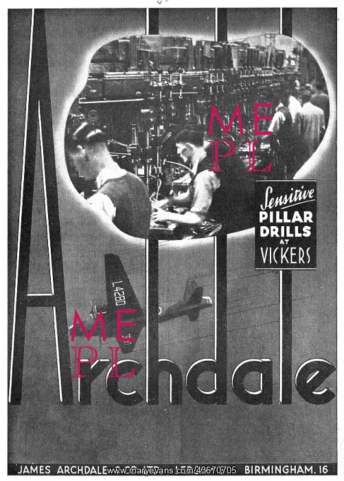 : Archdale Machine Tools At Vickers : Archdale Machine Tools At Vickers