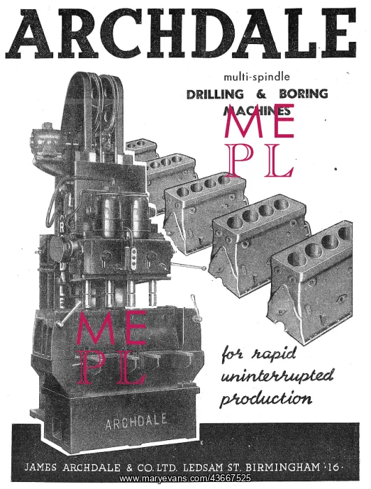 : Archdale Manufacturing Machines : Archdale Manufacturing Machines