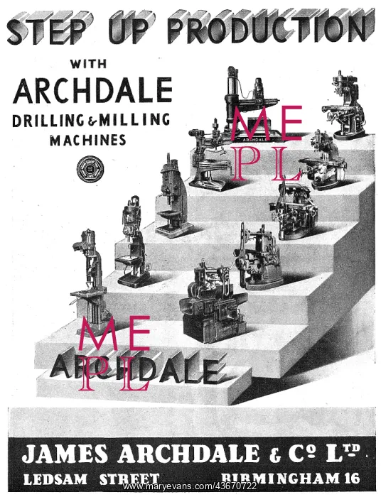: Archdale Manufacturing Machines : Archdale Manufacturing Machines