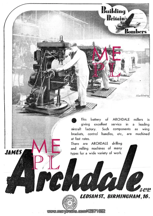 : Archdale Manufacturing Machines : Archdale Manufacturing Machines