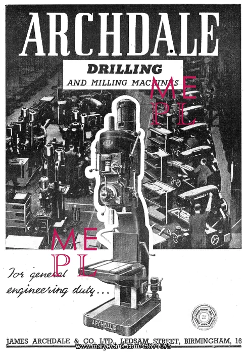 : Archdale Manufacturing Machines : Archdale Manufacturing Machines