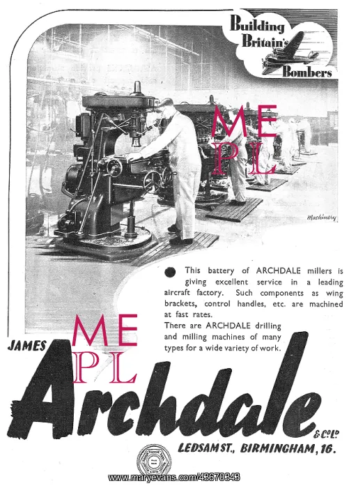 : Archdale Milling Machines : Archdale Milling Machines