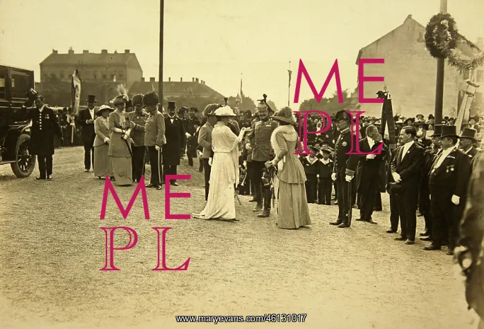 : Archduke Eugen at a dedication ceremony : Archduke Eugen at a dedication ceremony