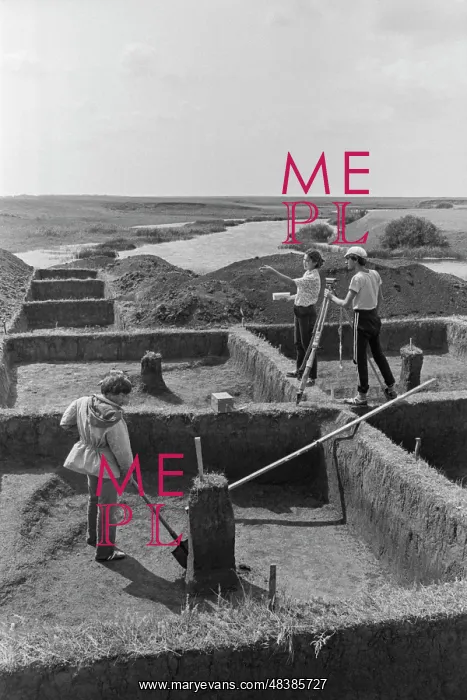 : Archeological dig of : Archeological dig of