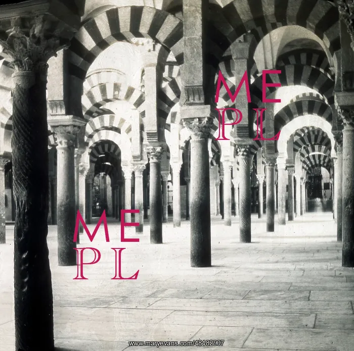 : Arches in Mosque-Cathedral of Cordoba, Spain : Arches in Mosque-Cathedral of Cordoba, Spain
