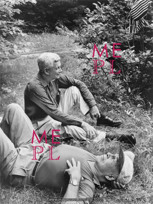 : Archibald MacLeish (1892-1992) reclining, ? : Archibald MacLeish (1892-1992) reclining, ?