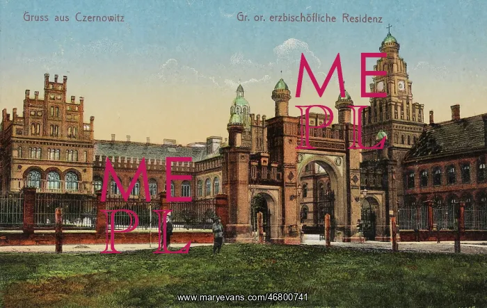 : Archiepiscopal residence in Czernowitz : Archiepiscopal residence in Czernowitz